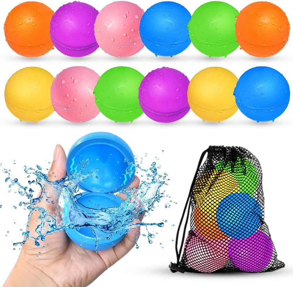 Reusable Silicone Self-Sealing Water Balloons