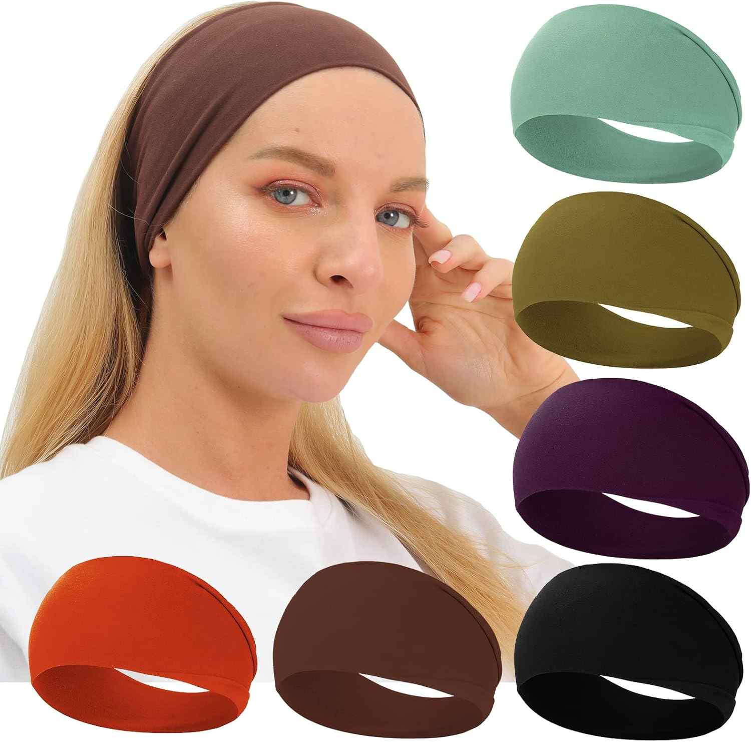 RITOPER Wide Yoga Headbands